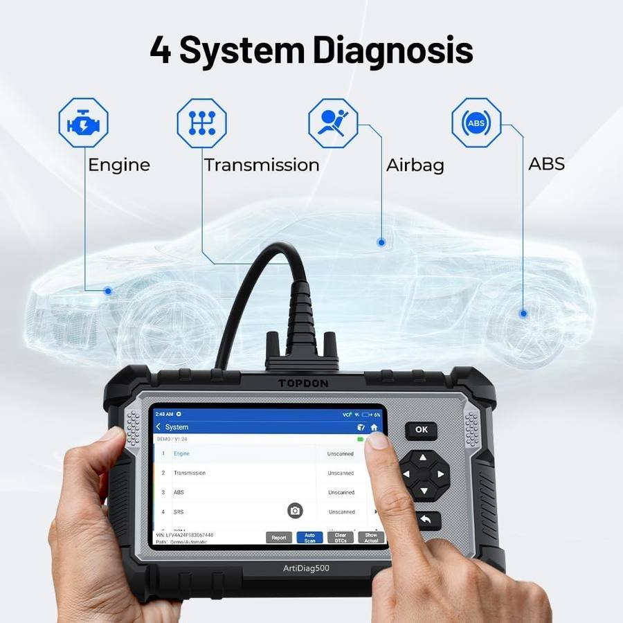 Écran diagnostic